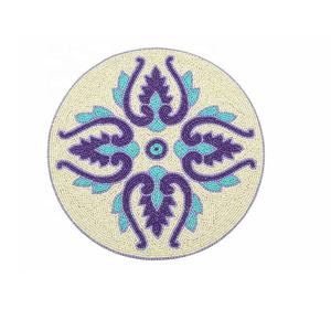 High Quality Handmade Glass Beaded <b>Table</b> <b>Mat</b> Round Glass Beaded Place <b>Mats</b> for Dining <b>Table</b> Decor Home Decoration - Product Image 5