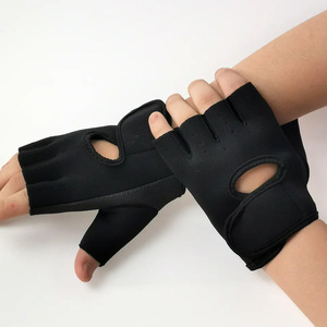 Mess Sports Adjustable Breathable Polyester Half Finger Sport Workout Fitness <b>Weight</b> Lifting <b>Gloves</b> for Cross <b>Training</b> Men Women - Product Image 3