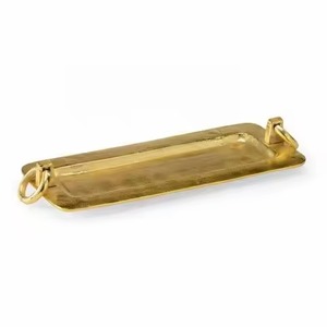 Metal Enamel Eco Friendly Durable Serving <b>Tray</b> with Enamel Sticker Finish for Attractive <b>Table</b> Look - Product Image 1