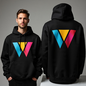 Jersey polar de algodón con capucha de alta calidad, diseño delantero/trasero-algodón suave-pedido a granel logotipo OEM/jersey con capucha de marca para hombres - Product Image 2