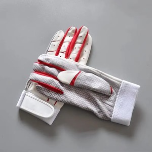 2025 New Customised Baseball <b>Batting</b> <b>Gloves</b> Wholesale OEM Custom Made Logo Professional High Quality Genuine Leather Anti Slip . - Product Image 5