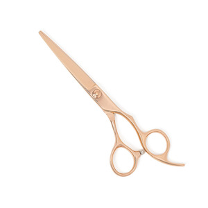 Tijeras de Peluquería Profesionales con Recubrimiento de Oro Rosa, Hojas Duraderas y Afiladas con Tornillo Extraíble y Reposamanos - Product Image 2