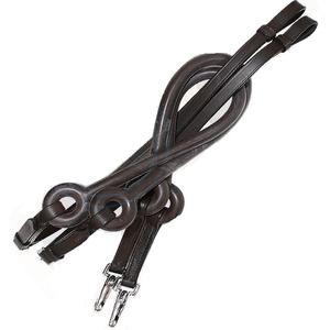 Rênes en cuir colorées avec design palmé Guide d'équitation polyvalent pour les cavaliers de tous âges disponibles en quatre styles d'utilisation - Product Image 6