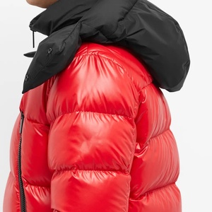 Chaqueta acolchada a prueba de viento impermeable de invierno con logotipo de camuflaje personalizado para hombre con relleno de poliéster para exteriores - Product Image 5