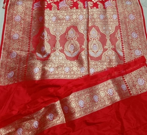 ผ้าไหมส่าหรี/banarasi Silk Saree/kanjeevaram ผ้าไหมส่าหรีผ้าไหมบริสุทธิ์ส่าหรีผ้าไหมสำหรับเจ้าสาวผ้าส่าหรีผ้าไหมดีไซเนอร์ - Product Image 2