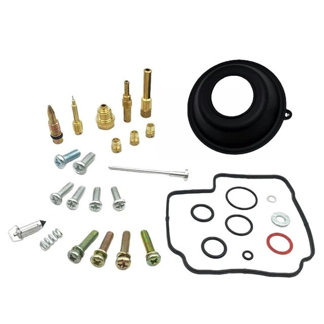 Carburetor Repair Kit for Honda MC19 / CBR19 / CBR250R Four-cylinder Motorcycle Road Races with Seals and Vacuum Diaphragm