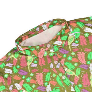 Camisa Formal de Licra de Poliéster para Golf para Mujer, Transpirable, Suave, Logotipo Personalizado, Polo, Anti-Pilling, Estampado de Punto - Product Image 5