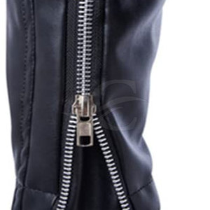 Veste en cuir véritable pour homme, sur mesure, best-seller, durable, col montant, à capuche, personnalisable, imperméable et respirante - Product Image 5