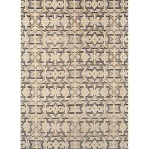 พรมขนสัตว์ถักมือ Erbe สีเทาและสีดำ ลายเรขาคณิต ทอแบบเรียบ สำหรับห้องนั่งเล่น ห้องโถง ทางเดิน รูปทรงสี่เหลี่ยมผืนผ้า พรมปอกระเจา-GS-1087 - Product Image 1