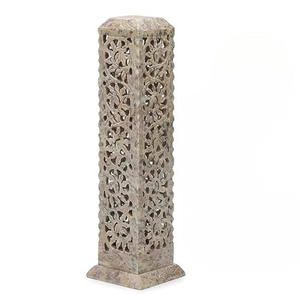 Indian Exporter Top Quality Marble Soapstone <b>Incense</b> Burner Handcrafted Fragrance <b>Stick</b> <b>Holder</b> for Home and Temple Decorations - Product Image 3