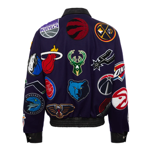 OEM Fabricant Blouson de baseball personnalisé de haute qualité avec manches en cuir brodé de chenille pour hommes Blouson universitaire Letterman - Product Image 3