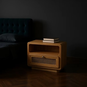 100% armoire de chevet convertible en bois massif Design minimaliste moderne meubles de maison traditionnels pour chambre salon école - Product Image 1