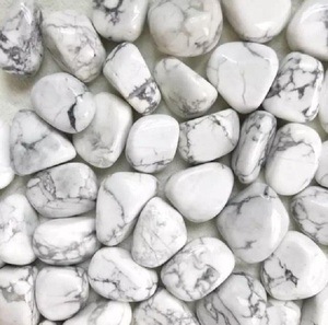 Meilleure qualité polie dégringolée Howlite cristal naturel pierre semi-précieuse artisanat à vendre - Product Image 6