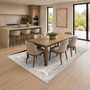 Tapis RUGS DEPOT LXDP-0712, vente en gros, multicolores, neutres, minimalistes, design imprimé numérique, lavables en machine, en chenille, antidérapants - Product Image 4
