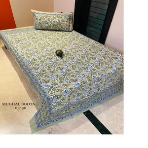 custom made 100% cotton bedsheets in various sizes in floral designs in pastel & bright colours on grey base fabric