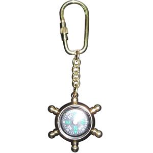 Artículo de artesanía india Llavero de diseño de ancla Artículo vintage de latón de lujo Supervivencia al aire libre Impermeable 2025 Nuevo diseño de alta calidad - Product Image 6
