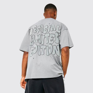 T-shirt surdimensionné personnalisé sérigraphie en coton lourd 350 Gsm style sonnerie 100% coton - Product Image 2