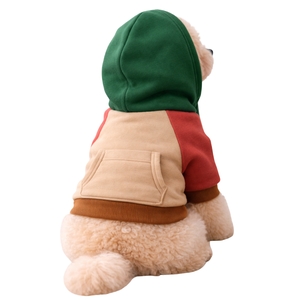 Sudadera con Capucha para Perro Ranger Colorblock, Sudadera de Forro Polar Suave para Mascotas, Sudadera Cálida y Acogedora para Invierno, para Perros Pequeños y Medianos, para Interiores - Product Image 2
