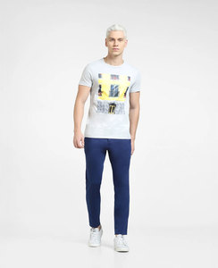 Venta al por mayor de algodón liso camiseta de gran tamaño de peso pesado camisetas logotipo personalizado hombres Puff estampado cuello simulado Camiseta de algodón transpirable - Product Image 1