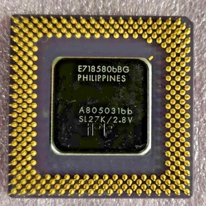 CPU Intel Pentium 166 MMX de 1997, cerámica, socket 7, SL27K, P55C 2.8V, para recuperación de oro, EAU - Product Image 1