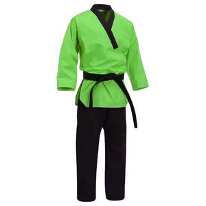 Conjunto de Kimono de Jiu Jitsu Unisex 100% Algodón con Logotipo Frontal, Prenda Ligera y Transpirable Teñida para Entrenamiento, Uniforme para Principiantes y Avanzados - Product Image 5
