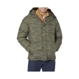 Blousons matelassés pour hommes, style urbain, personnalisables, 2025, à capuche, coupe ajustée, en laine courte, chauds, écologiques et chauffants - Product Image 4