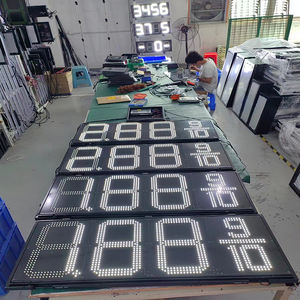 JINBOSHI impermeable digital LED pantalla señalización al aire libre gasolinera señal luminosa con función SDK OEM proveedor - Product Image 3