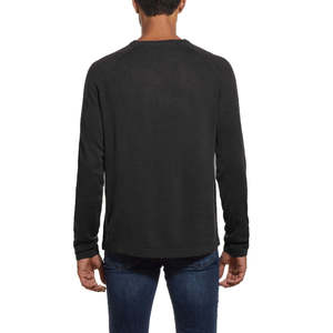 Maglione Classico da Uomo con Scollo a V, Traspirante, in Cashmere Nero, Morbido al Tatto, Impermeabile per l'Inverno, Maniche Lunghe, Taglia Piccola, Stampa ODM - Product Image 3