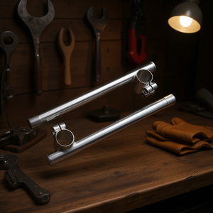 Manillares Universales de Acero Galvanizado de 35 mm de Diámetro, Duraderos, para Motocicletas Clásicas, Accesorios para Manillares de Motocicleta - Product Image 3