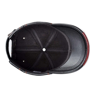 หมวกเบสบอลหนังแท้สำหรับผู้ชายหมวกกลางแจ้งแบบคลาสสิกระบายอากาศได้ดีขายส่งสำหรับทุกเพศ - Product Image 5