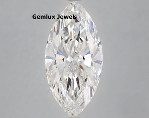 Diamante de Laboratorio con Corte Marquesa, Certificado IGI, Claridad VS, Diamante de Laboratorio de 8 Quilates, Diamante Suelto Hecho en Laboratorio para Anillo - Product Image 1