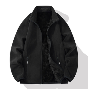 Chaqueta de lana Sherpa de manga larga con cuello levantado para mujer, chaqueta acolchada de poliéster impermeable de invierno para mujer de calidad Premium para mujer - Product Image 3