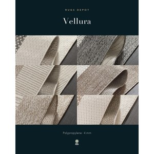 พรมโพลีโพรพิลีนแบบซักได้สำหรับขายส่ง รุ่น VELLURA VE004 สีน้ำตาล ผลิตด้วยเครื่องจักรแบบตุรกี สำหรับห้องนั่งเล่น โรงแรม และโครงการต่างๆ - Product Image 3