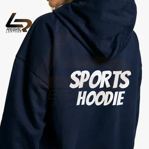 OEM personnalisé 2025 Anti-rides décontracté respirant Anti-boulochage sweats à capuche à épaules tombantes pour femme solide 3D broderie avant hiver - Product Image 3