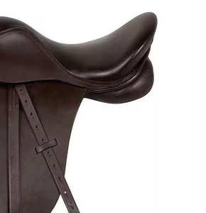 Silla de Montar Inglesa Hecha a Mano de Alta Calidad, de Fibra de Vidrio Marrón con Herrajes Metálicos |   Marca ASHMIRA EQUESTRIAN, Tallas Personalizadas - Product Image 3