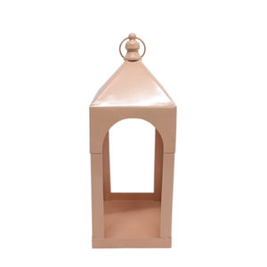 Lanterne décorative en fer de luxe design nouveau bougeoir blanc fini pour la décoration de la maison faite à la main - Product Image 3