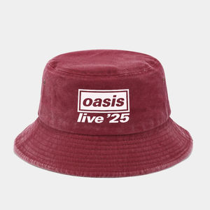 2025 Popular Retro Anti-Ultravioleta Sombrero de cubo Oasis Impreso Washed Denim Sombrilla Venta al por mayor Moda Lavabo Sombrero - Product Image 3