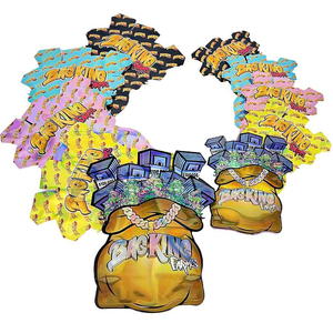 Bolsa de Mylar con Forma Especial Personalizada, a Prueba de Humedad, 3.5g 7g 14g 28g, Holográfica, con Cierre de Cremallera, para Envasado de Alimentos - Product Image 2