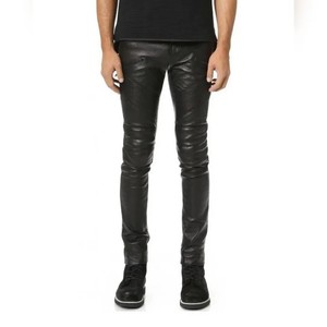 กางเกงหนังวัวสำหรับผู้ชายกางเกงรถจักรยานยนต์ - Product Image 6