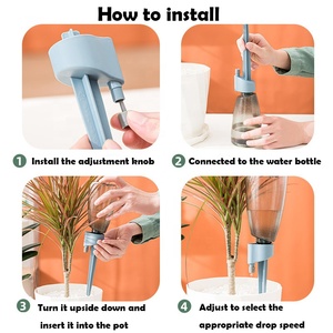 Botella <span class=keywords><strong>de</strong></span> agua <span class=keywords><strong>de</strong></span> goteo automática para plantas <span class=keywords><strong>de</strong></span> jardín Maceta automática Ajuste Temporizador Dispositivo <span class=keywords><strong>de</strong></span> agua para plantas <span class=keywords><strong>de</strong></span> interior y exterior Flores - Product Image 5