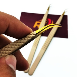 Pinzas de extensión de pestañas de precisión antiestática de acero inoxidable respetuosas con el medio ambiente de etiqueta privada aislamiento de Punta puntiaguda logotipo personalizado - Product Image 6