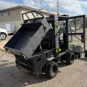 Livraison gratuite Mini tracteur chargeur Souffleuse à neige 4 roues motrices Balayeuse utilitaire Souffleuse à neige et charrue Chargeur hydraulique Machine à souffler la neige - Product Image 1