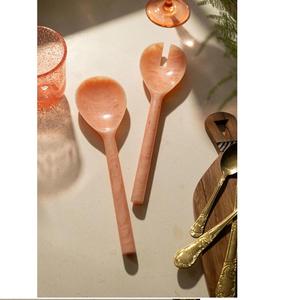 Spinner de ensalada de resina de alta calidad, juego de cuchara de ensalada multifuncional, herramientas de cocina decorativas personalizadas, servidor de ensalada de resina, artículos para el hogar - Product Image 4