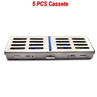 Plateau de stérilisation dentaire en acier inoxydable pour 5 instruments, manuel, usage dentaire professionnel, certifié CE, OEM ODM Medivolve