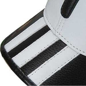 Casquette de baseball décontractée à panneaux, réglable, en cuir, style camionneur, 6 panneaux, avec sangle, imperméable, broderie 3D, unisexe, unie - Product Image 5