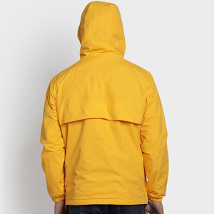 Chaqueta Impermeable con Capucha y Cierre de Cremallera para Hombre, Estilo Casual, Corte Regular, Material de Poliéster, para Otoño - Product Image 3