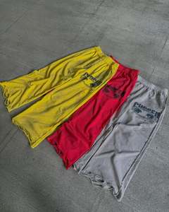 Pantalons de style streetwear pour hommes en molleton français à taille mi-haute élastique, personnalisés en gros, anti-rétrécissement, séchage rapide, respirants - Product Image 3