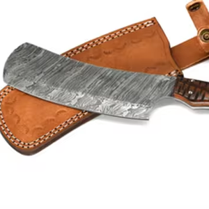 Ensemble de couteaux de cuisine en acier Damas à haute teneur en carbone de 7 pouces OEM, acier VG10 avec manche en bois pour chefs - Product Image 1