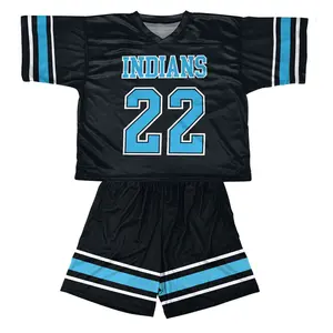 Top fabricant sur mesure hommes et jeunes équipe paquet lacrosse uniforme top vente meilleure qualité extensible uniformes