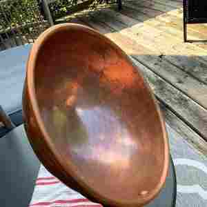 Cuenco de cobre de nuevo diseño Compras en línea Hecho EN LA India Cuenco de cobre Artesanías de jardín en la India con cuenco de cobre de alta calidad - Product Image 1